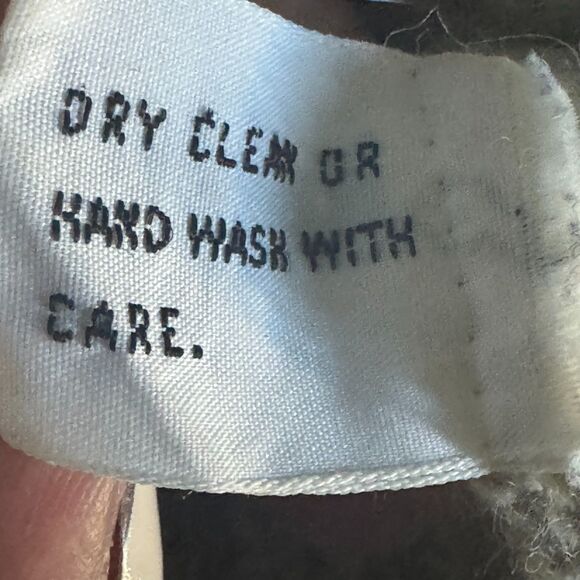 Vintage Boston Traders Wool Blend Shawl Collar Sweater XL Oatmeal Gray - Picture 8 of 8